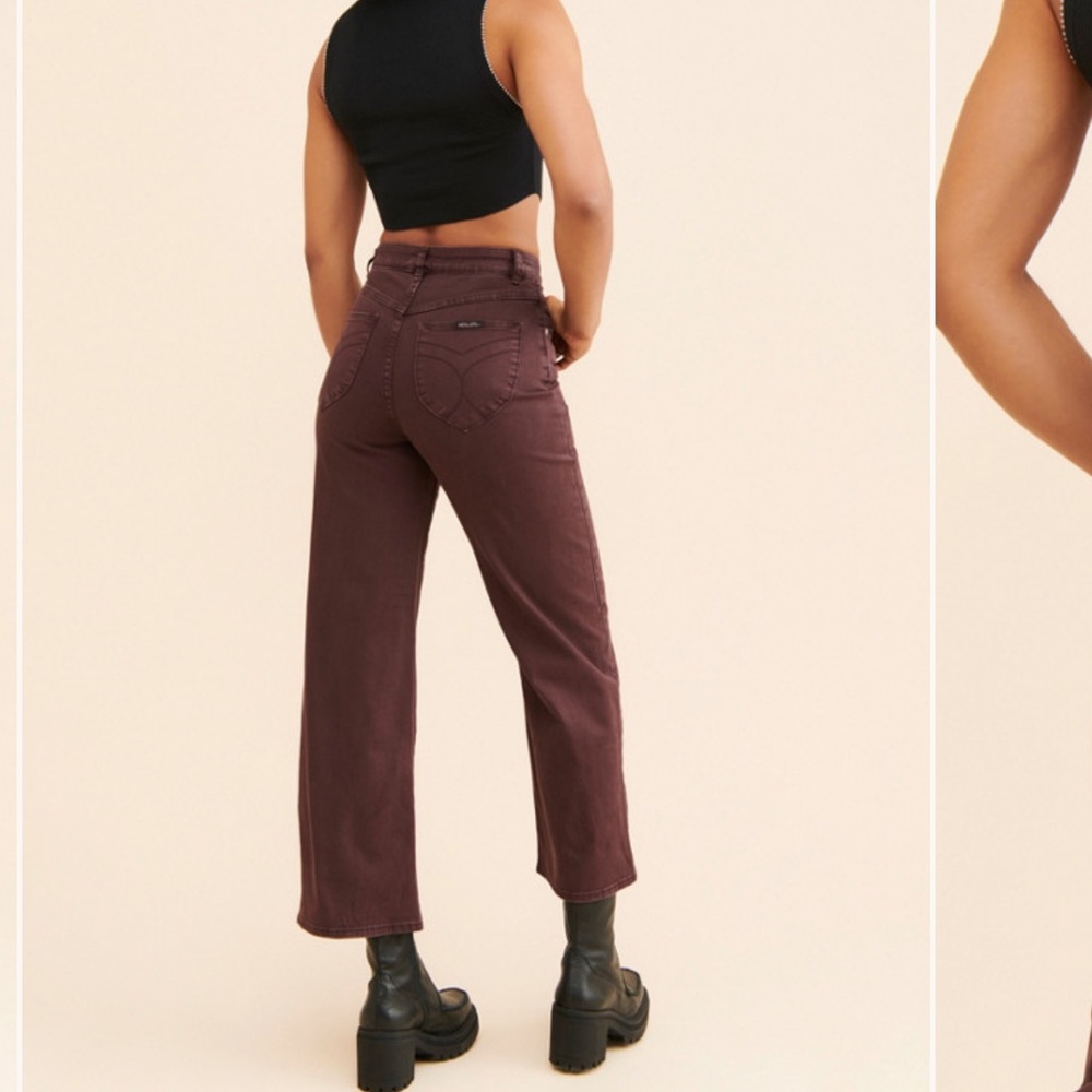 Rolla’s Heidi High Rise Wide Leg Jeans size 25